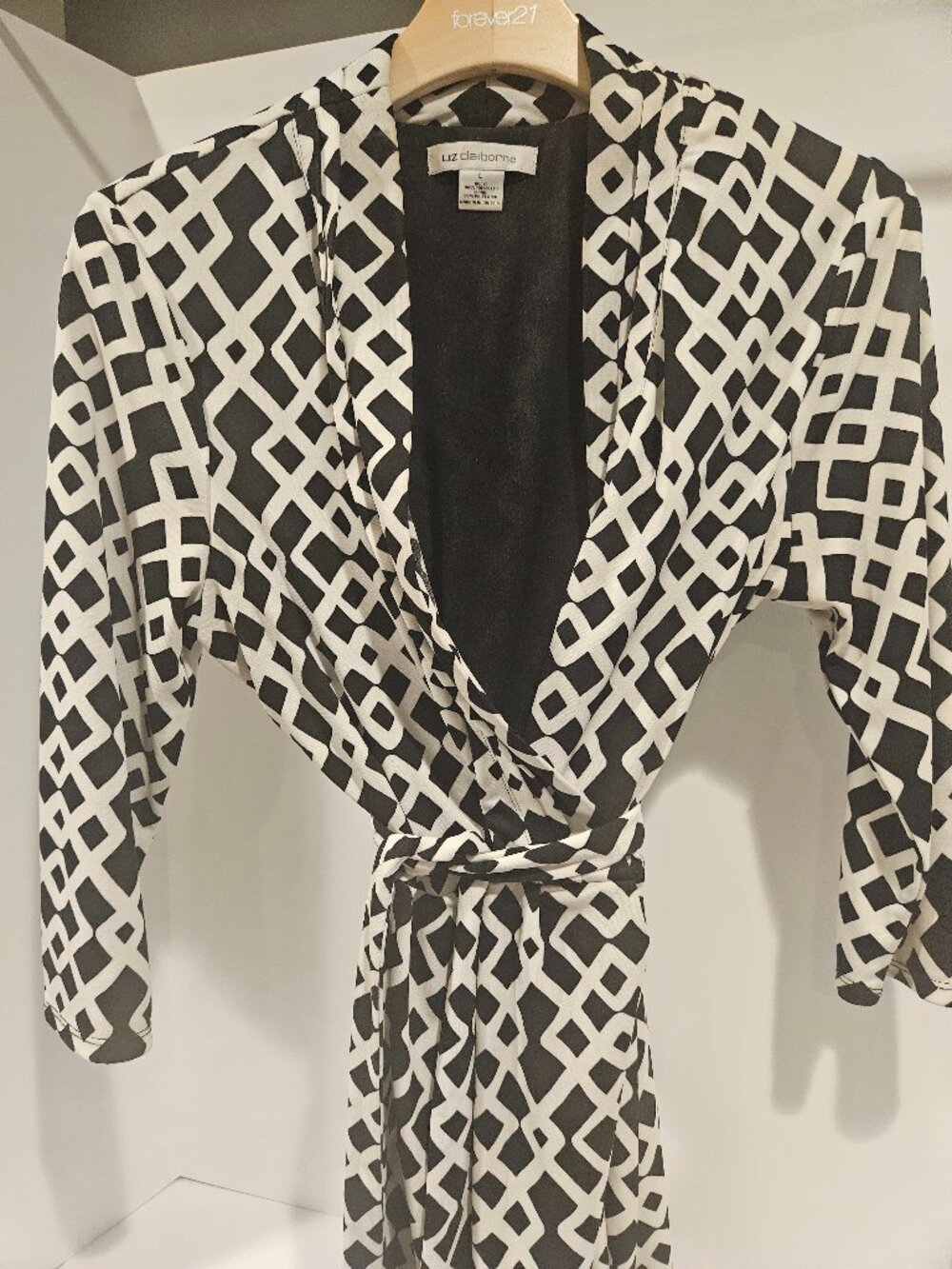 Liz Claiborne,  Large, Black/white